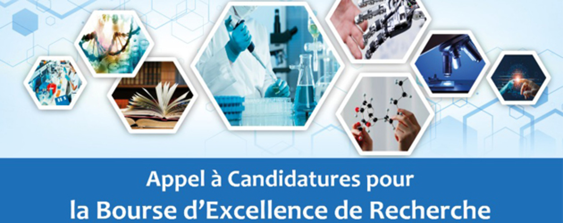 Appel à candidatures pour l’attribution de bourses d’excellence de recherche au titre de l’année 2021