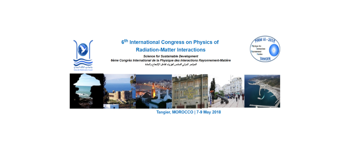 6ème Congrès International de la Physique des Interactions Rayonnement-Matière