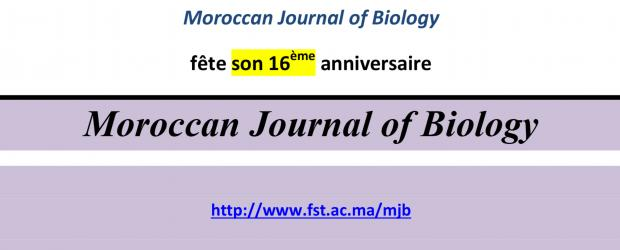 Parution du N° 16 de Moroccan Journal of Biology