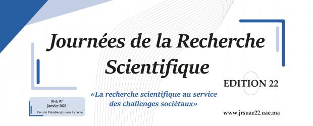 La 22ème édition des journées de la recherche scientifique