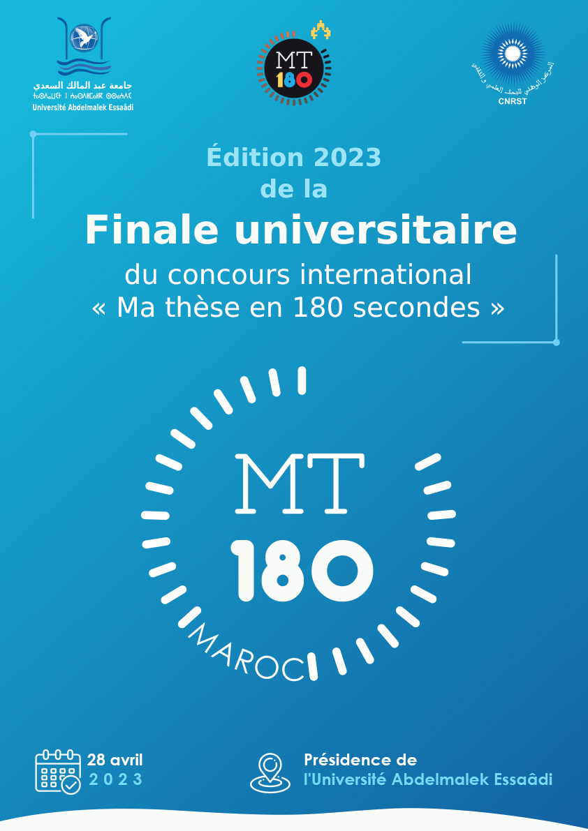 Édition 2023 de la finale universitaire du Concours International « Ma thèse en 180 secondes »