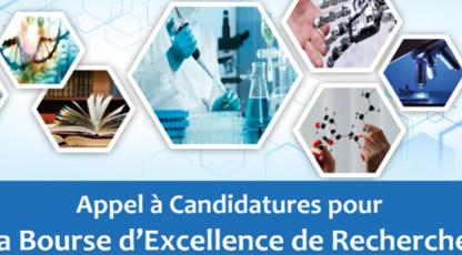 Appel à candidatures pour l’attribution de bourses d’excellence de recherche au titre de l’année 2021