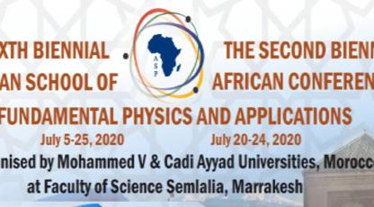 L'École Africaine de Physique Fondamentale et Applications, ASP2020