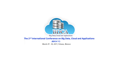 2ème édition de la Conférence Internationale en Big Data, Cloud et Applications