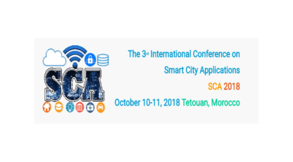 SCA 2018: 3ème édition de la Conférence Internationale sur les applications Smart City